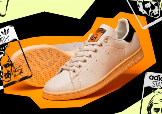 size? Adds Its Signature Orange And Black Accents To adidas Stan Smith Collaboration
