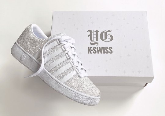 YG And K-Swiss Team Up For The Glitter-Covered K-Swiss Classic LX “Disco”