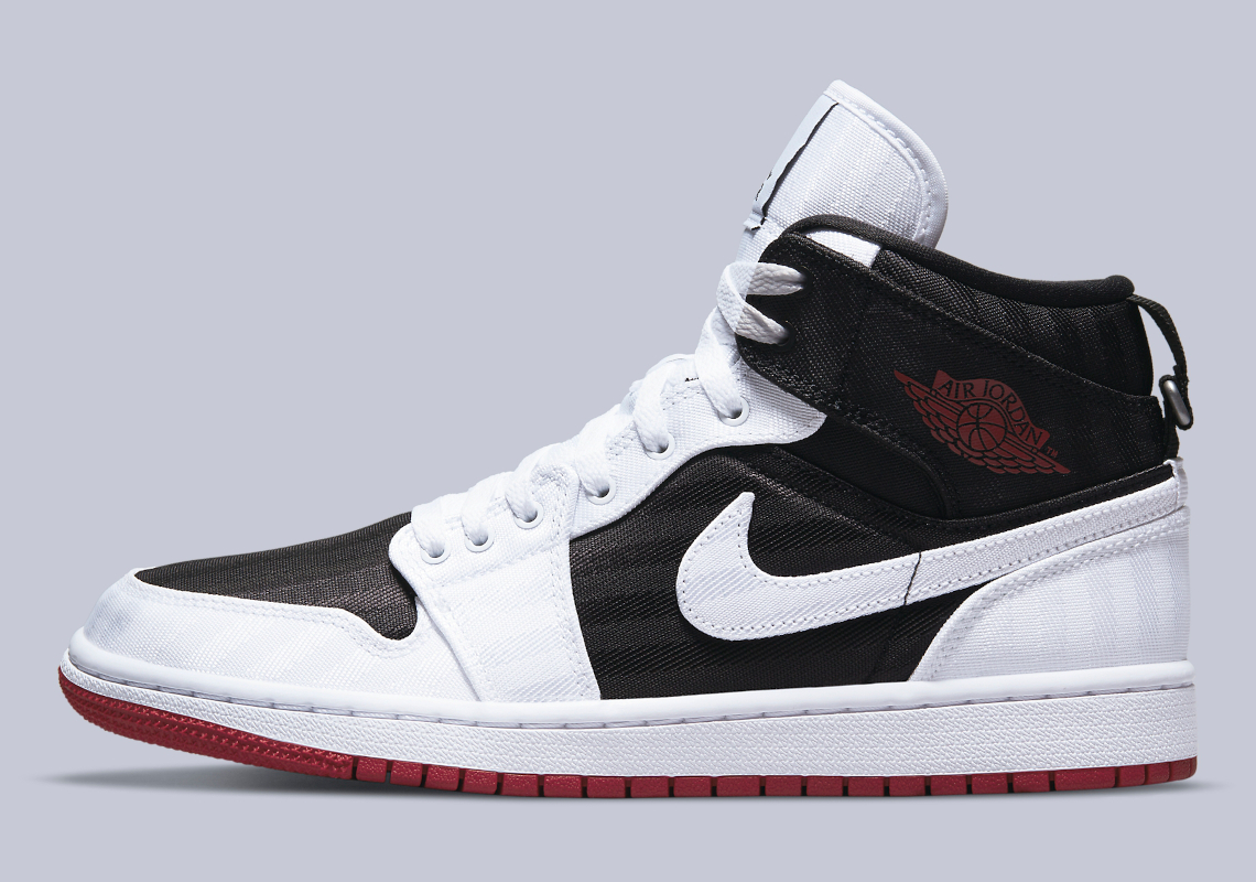 Air Jordan 1 Mid SE White Black Red DD9338-016 | SneakerNews.com