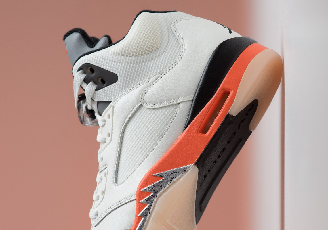 Orange Blaze' Air Jordan 5s Are Releasing Next Month