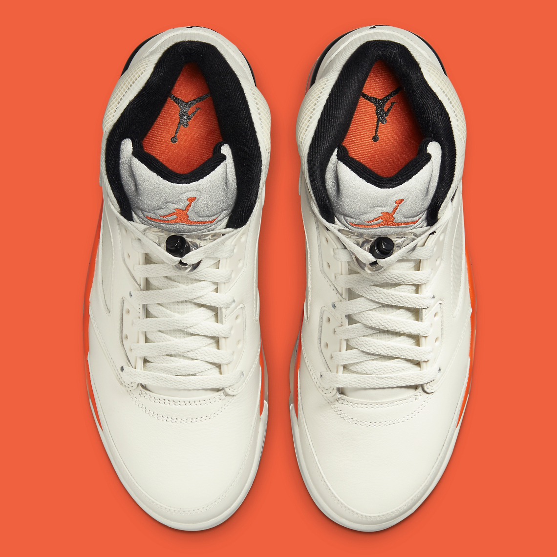 Air Jordan 5 Sail Orange Blazer DC1060-100 Release | SneakerNews.com