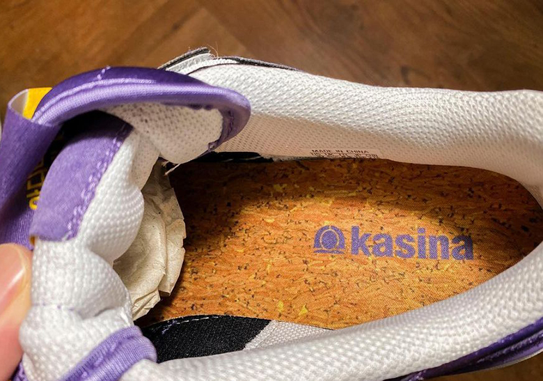 Kasina adidas Trainers Forum Low Purple Gold 3