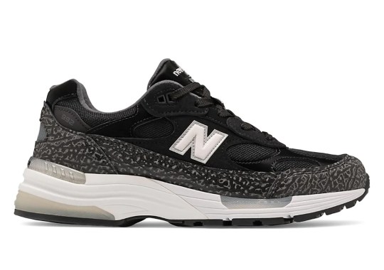 This New Balance 992 Features Textured Mudguards Reminiscent Of Elephant Print