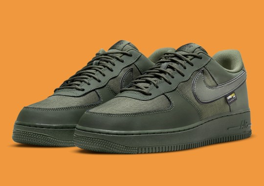 A Cordura-Covered Nike Air Force 1 Low Appears In “Cargo Khaki”