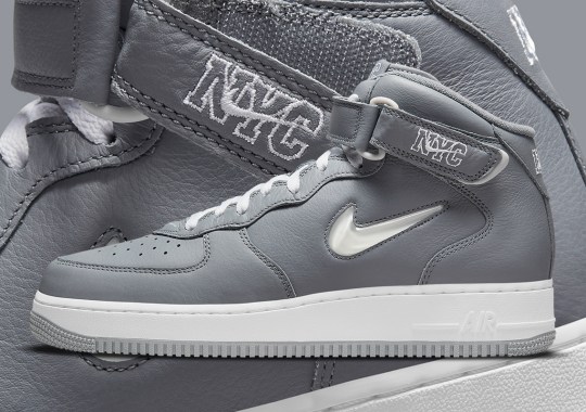 Nike Continues To Celebrate NYC With A Greyed Out Air Force 1 Mid