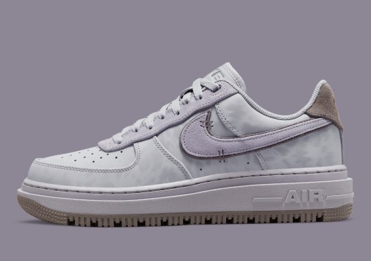This Nike Air Force 1 Low Luxe Achieves A Purple “Dip Dye” Look