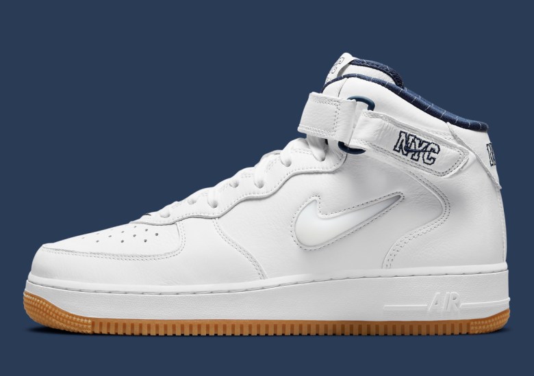 Air Force 1 Mid Jewel 'NYC Midnight Navy' Release Date. Nike SNKRS