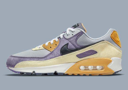 The Nike Air Max 90 NRG Mixes “Court Purple” With A Touch Of “Lemon Drop”