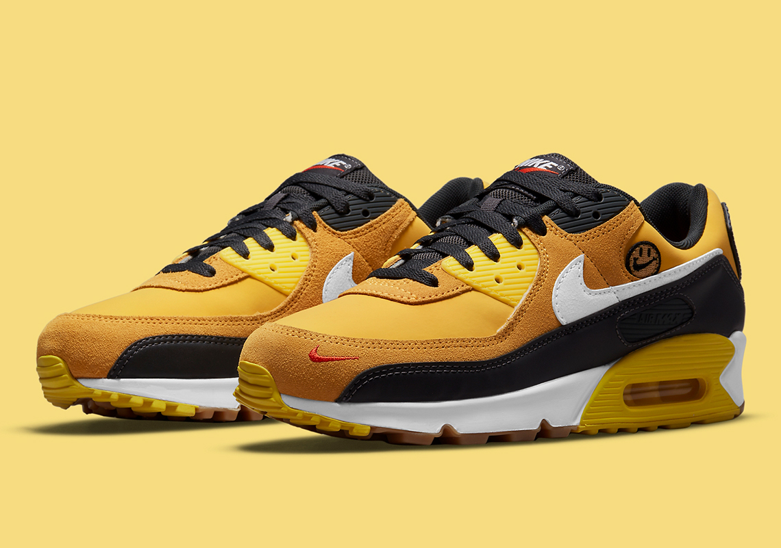 Nike air max 1 okergeel on sale