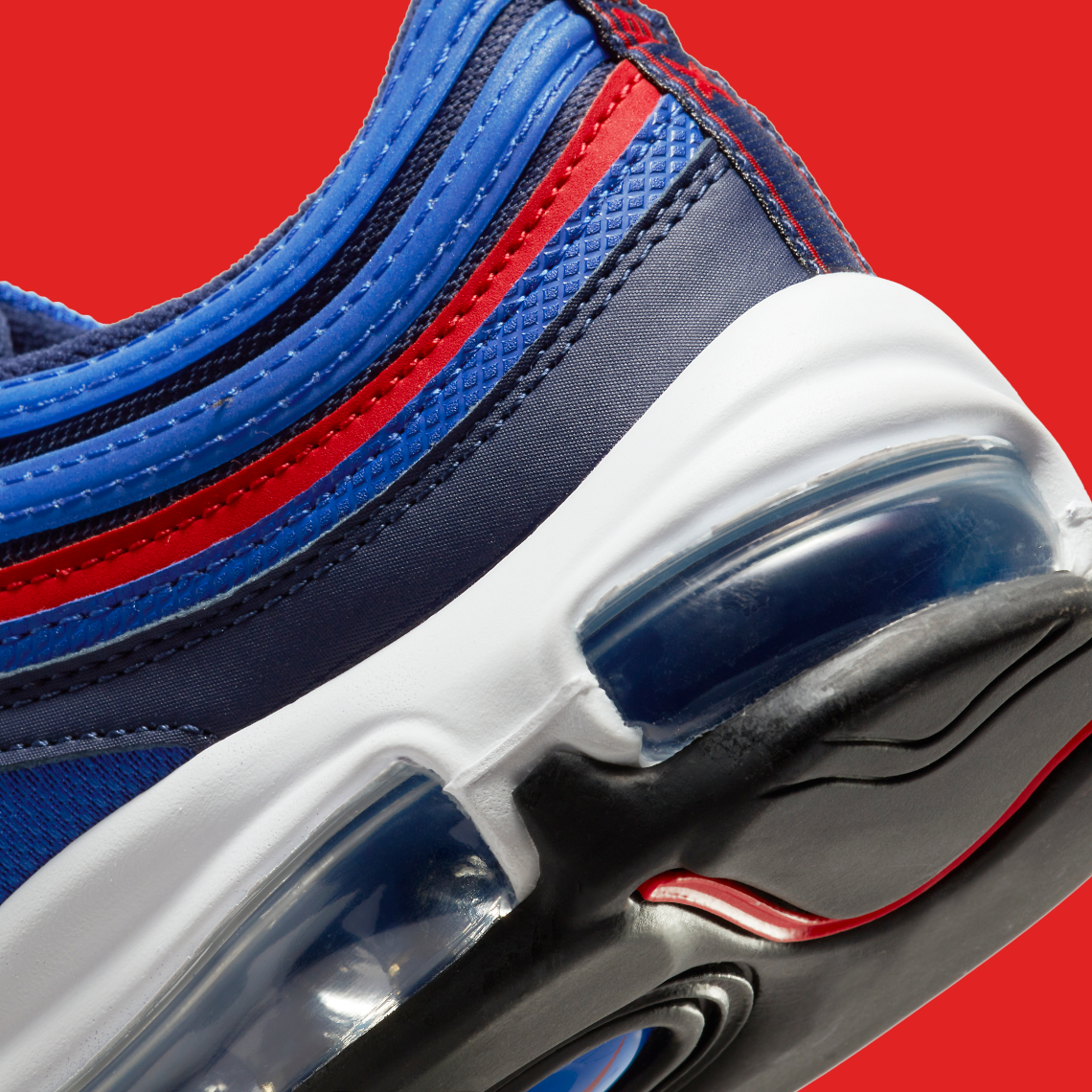 red and blue nike air max 97