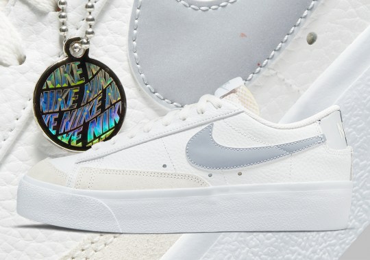 Psychedelic Hangtags Come Packaged With This Nike Blazer Low Platform