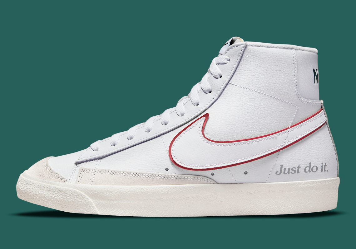Rendezvous Circumference elbow Nike Blazer Mid '77 White Red Green DQ0796-100 | SneakerNews.com