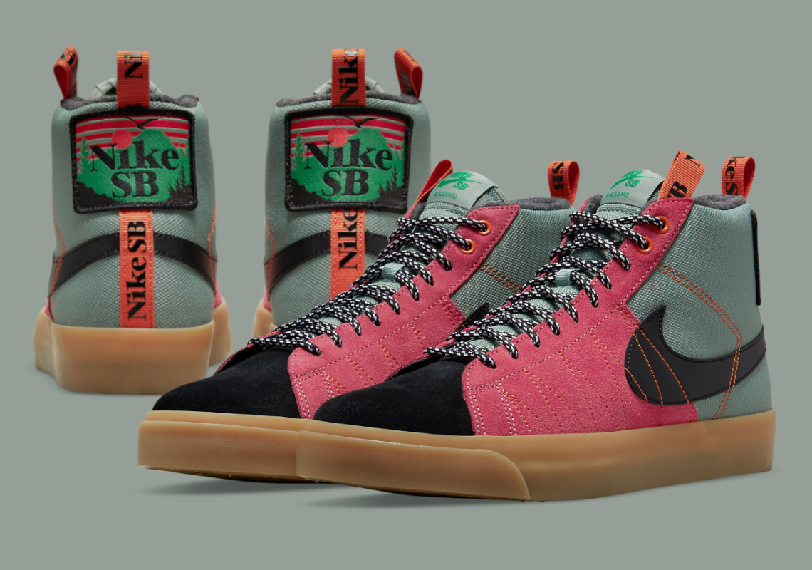 The Outdoors-Inspired “Acclimate Pack” Includes A Nike SB Blazer Mid In “Sport Spice”