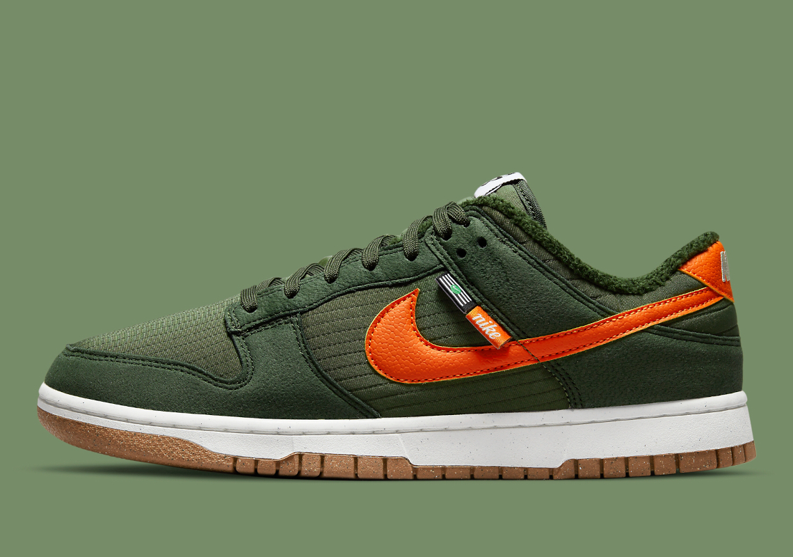 Nike Dunk Low Sequoia Olive DD3358-300 Release | SneakerNews.com