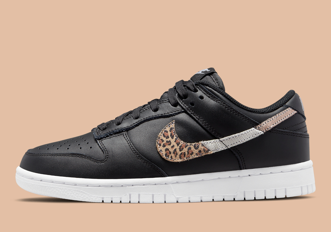 Split Animal Prints Land On This SB Dunk Low Fall Winter 2012 Collection’s Swooshes
