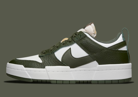 Dark Green Takes Over The Nike Dunk Low Disrupt