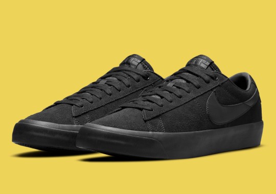 A Stealthy All-Black Takes Over The Nike SB Zoom Blazer GT