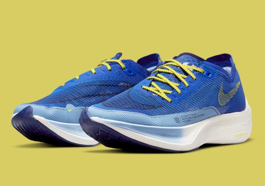 The Nike ZoomX VaporFly NEXT% 2 “Hyper Royal/Yellow Strike” Is Available Now