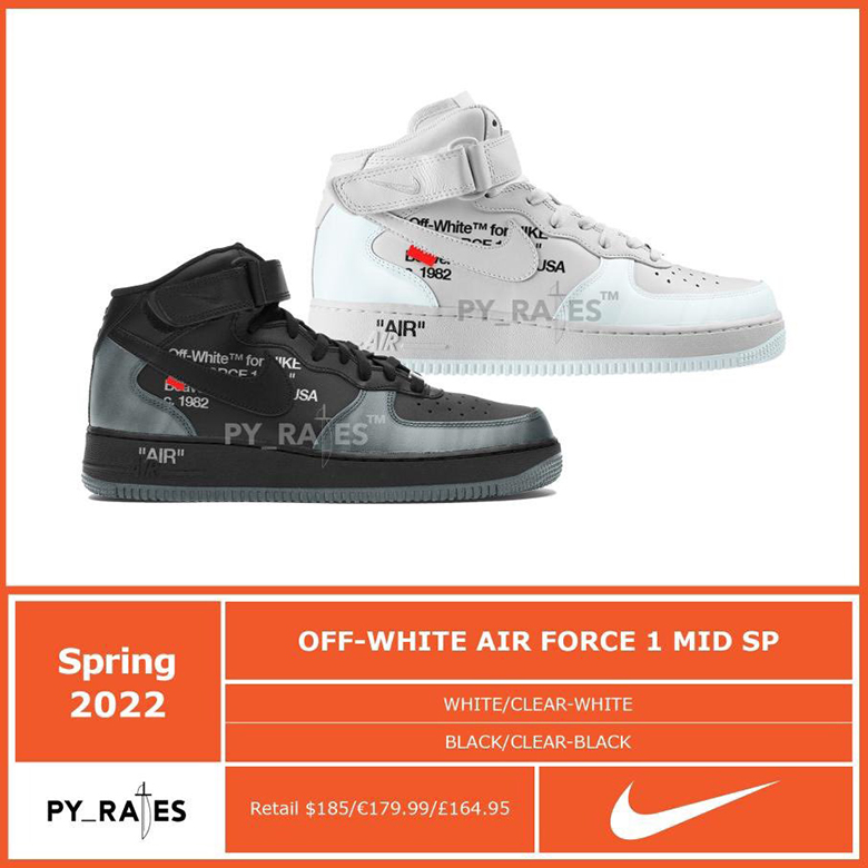 dosis håndtering Afslut Off-White Nike Air Force 1 Mid Spring 2022 | SneakerNews.com