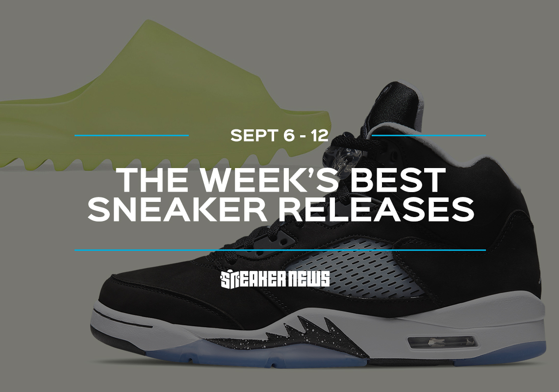 The AJ5 "Oreo" And Yeezy Slide "Green Glow" Headline This Week's Best vecreds