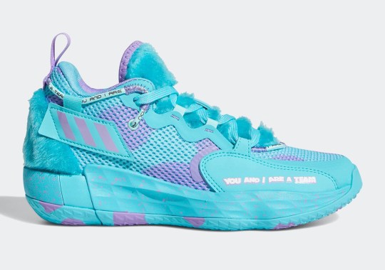 The adidas Dame 7 EXTPLY Cosplays As Sulley Of Monsters, Inc.