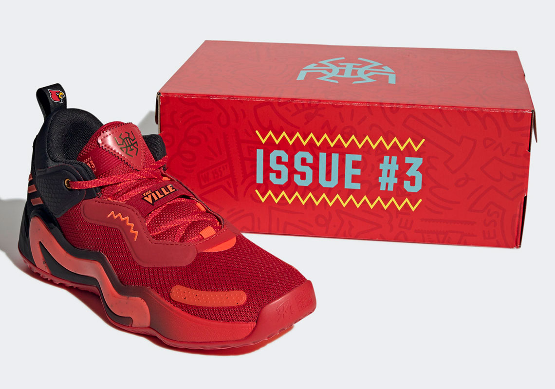 The adidas D.O.N. Issue #3 "Louisville" Celebrates Donovan Mitchell's Career As A Cardinal