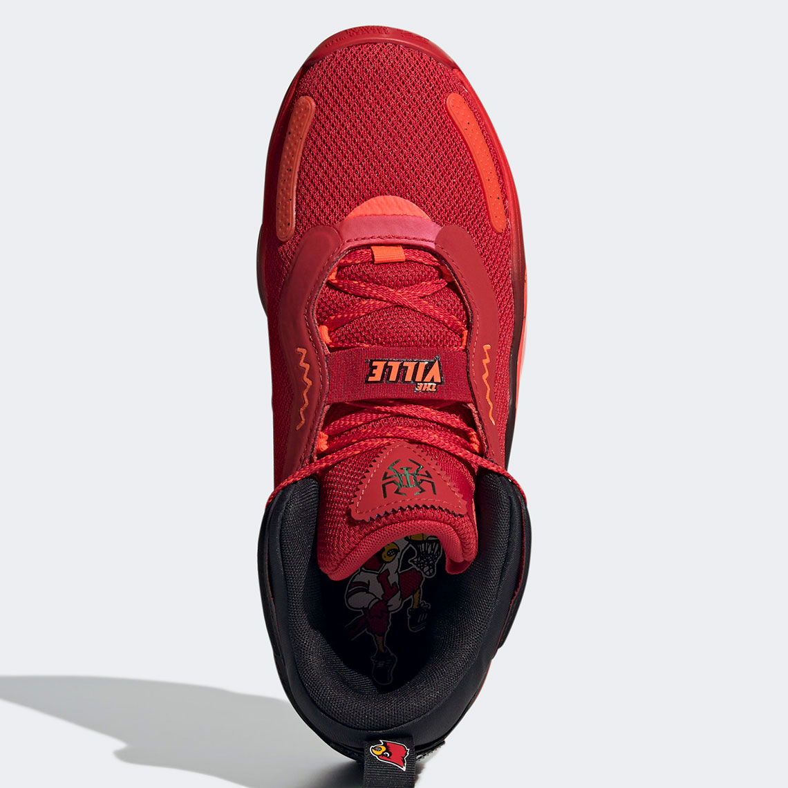 Adidas Dame 7 EXTPLY Louisville Cardinals Basketball Shoes Men 13 Red  GX3458 New