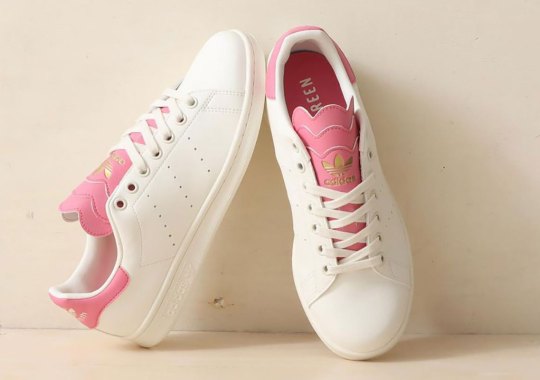 The adidas Stan Smith "Tre-Tongue" Is Available In Rose Tone