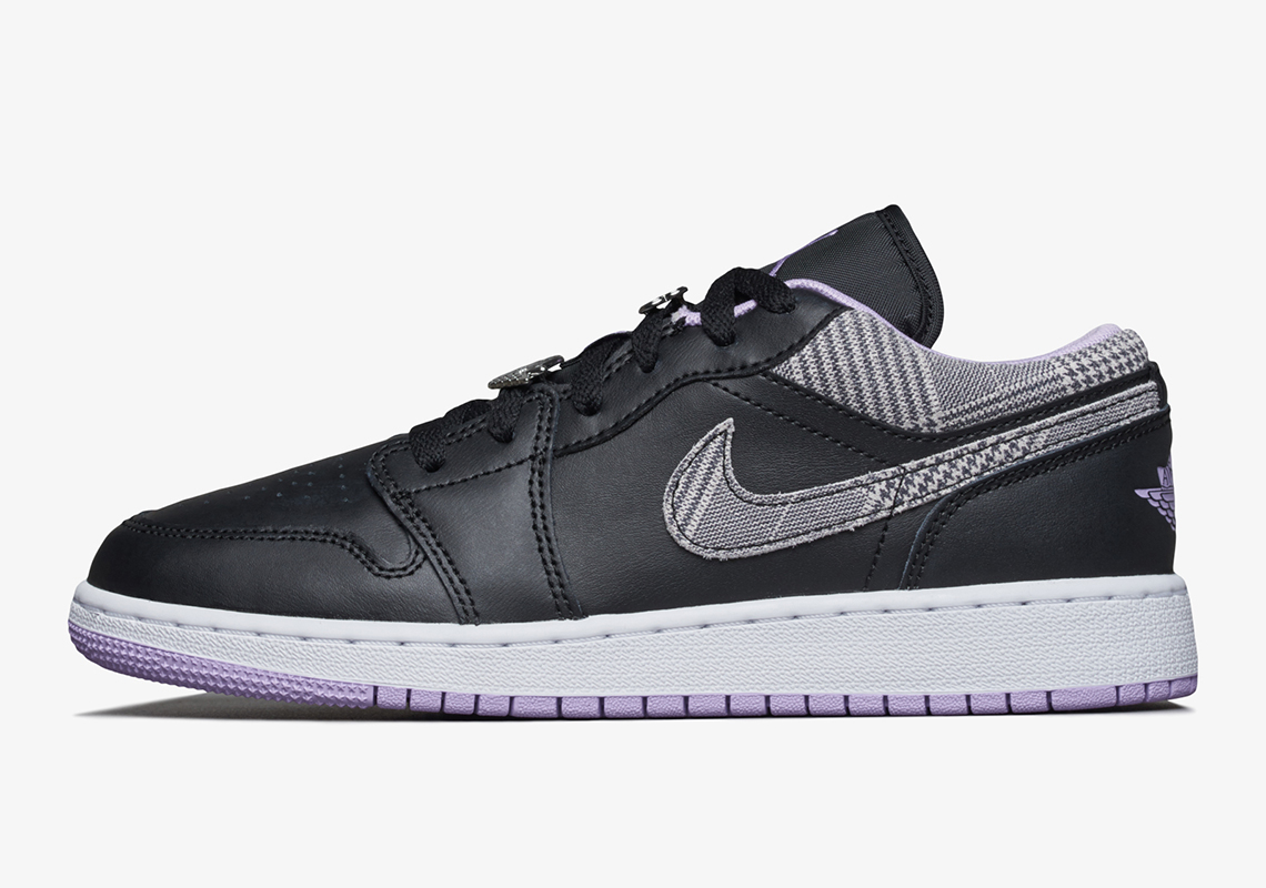 Houndstooth Paneling Is Also Headed To A Kid's Air Jordan 1 Low