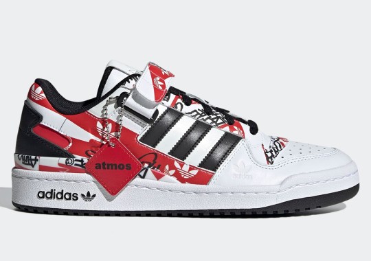 atmos Vandalizes The adidas Forum Low With Their Own Tag