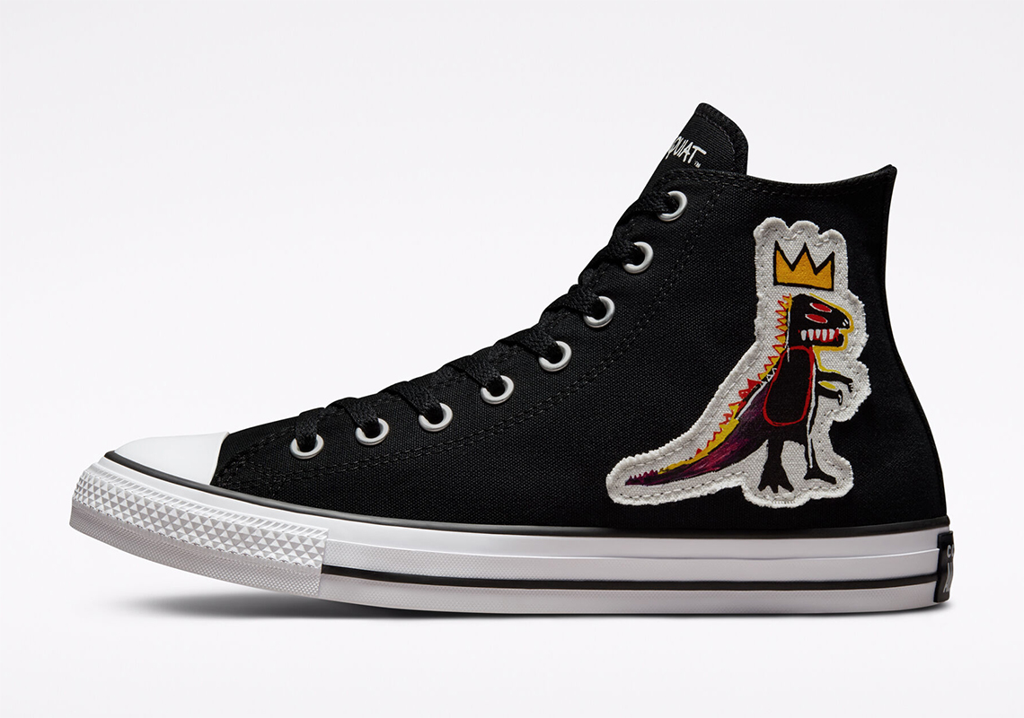 Basquiat Черные женские футболки Converse All Star 172586f Release Date 2
