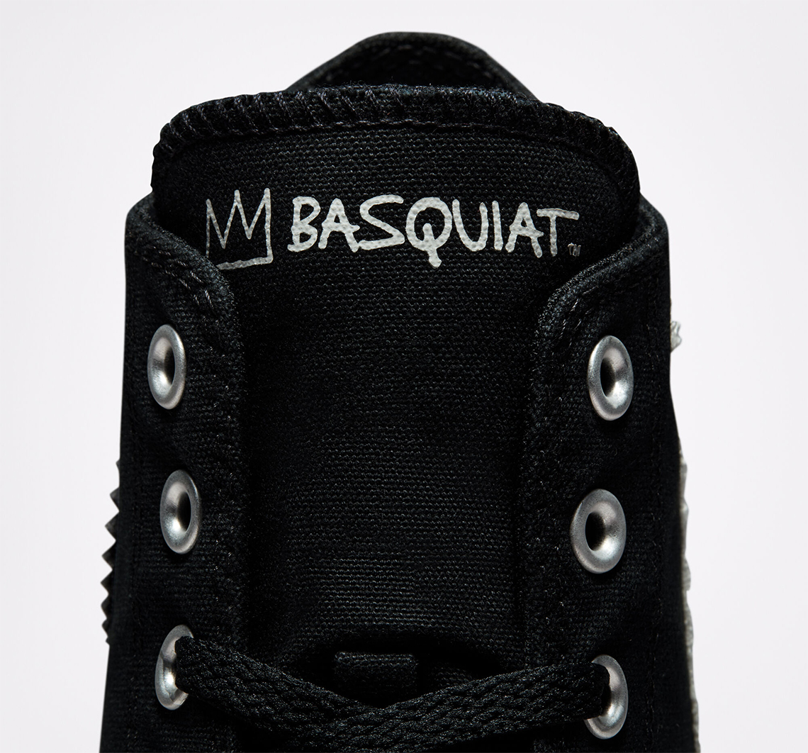Basquiat Черные женские футболки Converse All Star 172586f Release Date 6