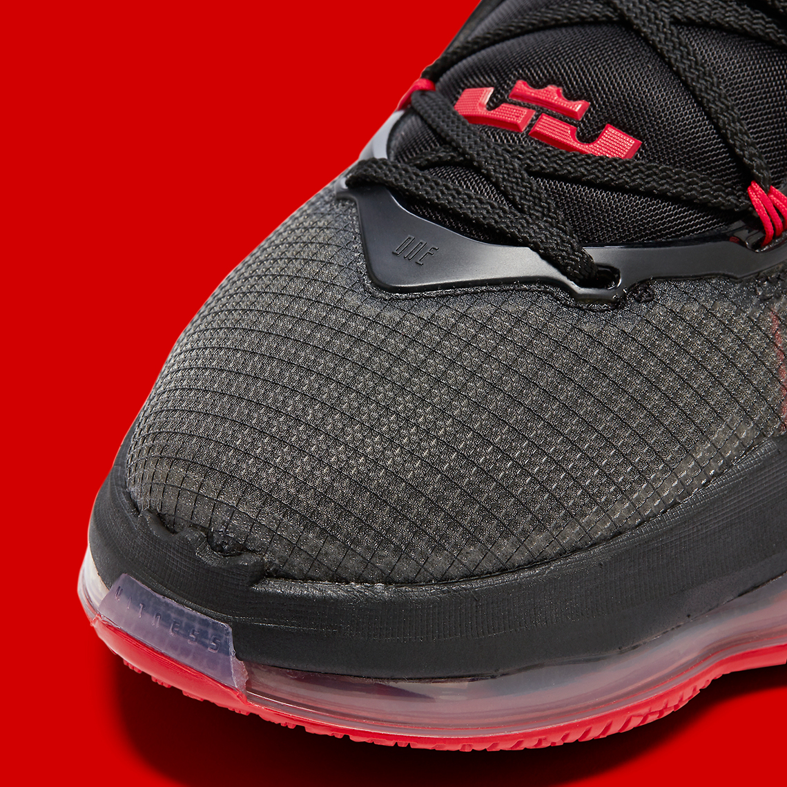 Nike LeBron 19 Black Red DC9340-001 Release Date | SneakerNews.com