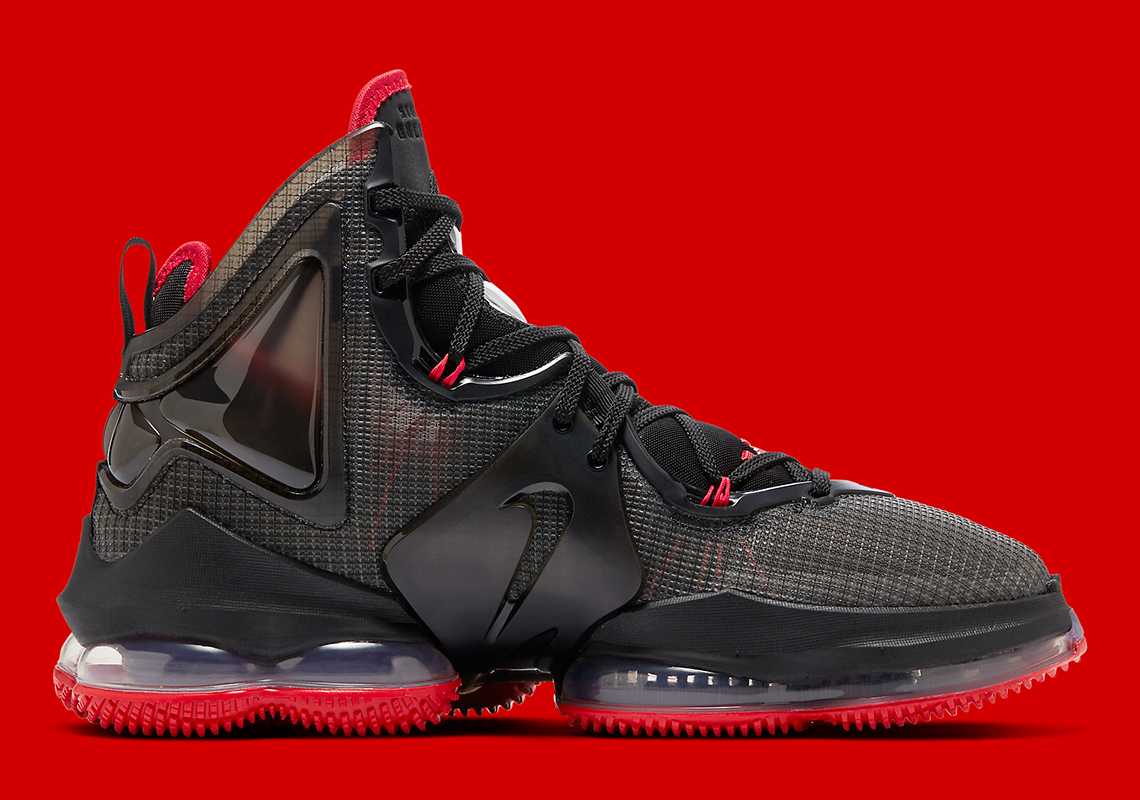 Ike Lebron 19 Black Red Dc9340 001 Releases Date 5