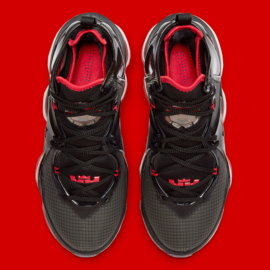 Ike Lebron 19 Black Red Dc9340 001 Releases Date 7