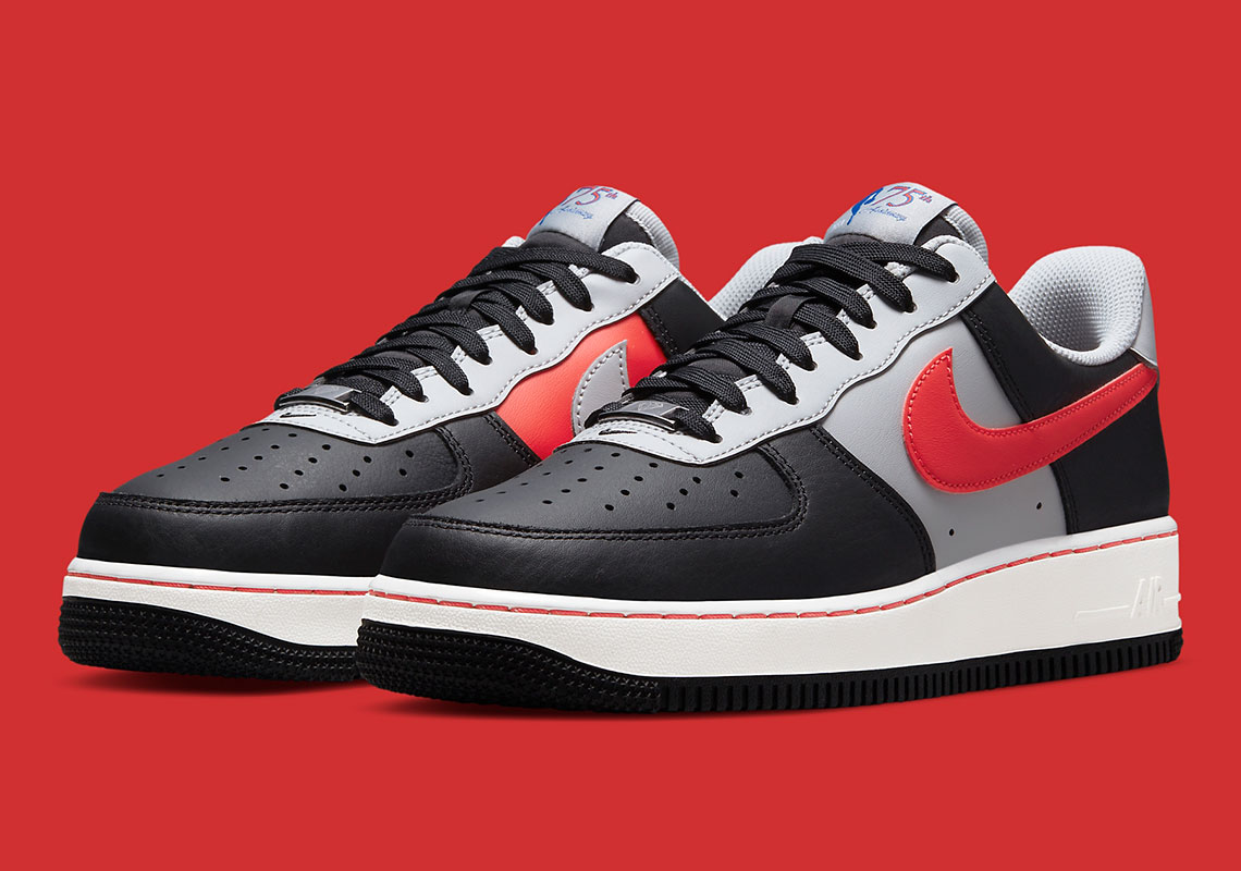 The NBA x Nike "75th Anniversary" Collection Adds A Matching Nike Air Force 1 Low In "Chile Red"