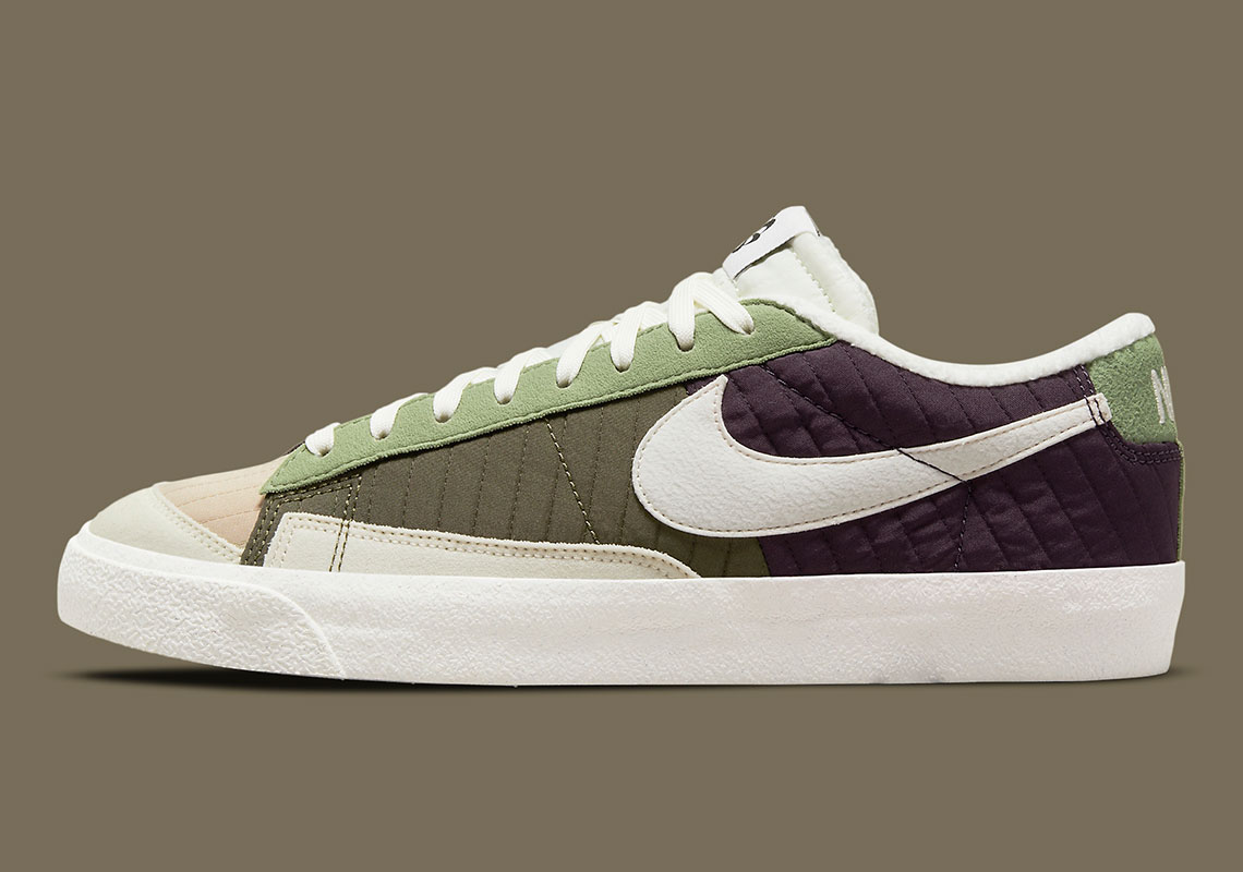 nike blazer low 77 olive