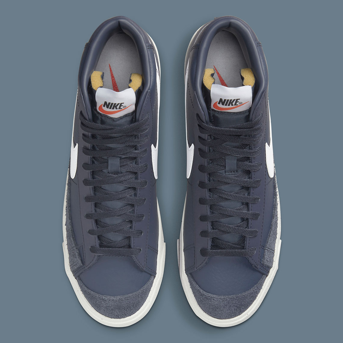 navy blue nike blazers