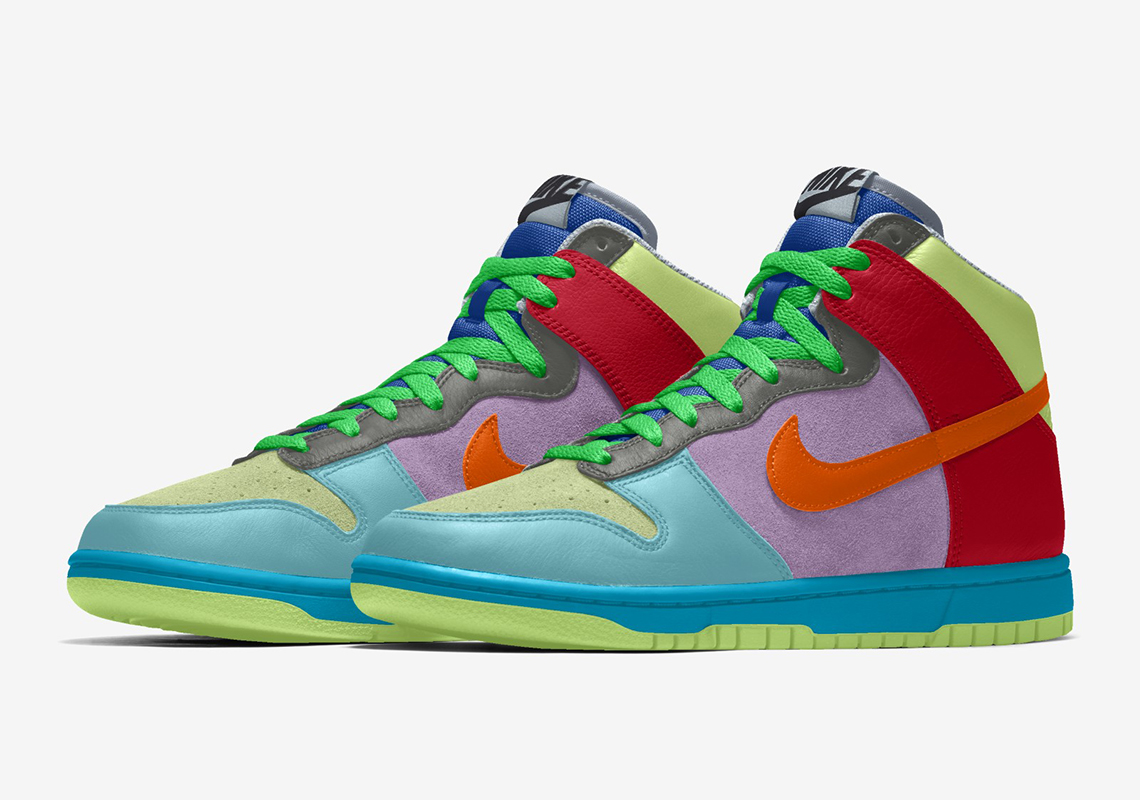 nike by you dunk high release date