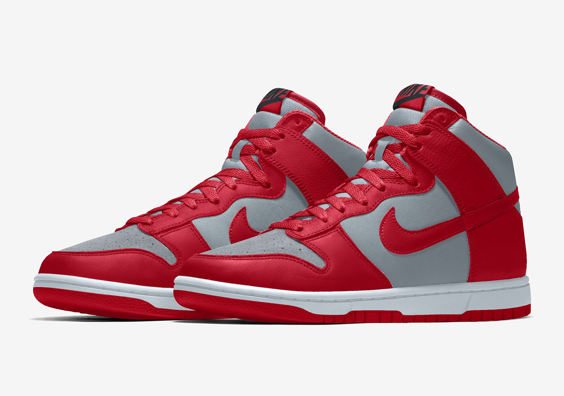 nike dunk high by you release date