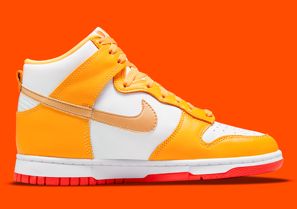 Orange And Gold Cover This Upcoming Nike Dunk High - SneakerNews.com