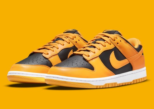 Official Images Of The Nike Dunk Low “Goldenrod”