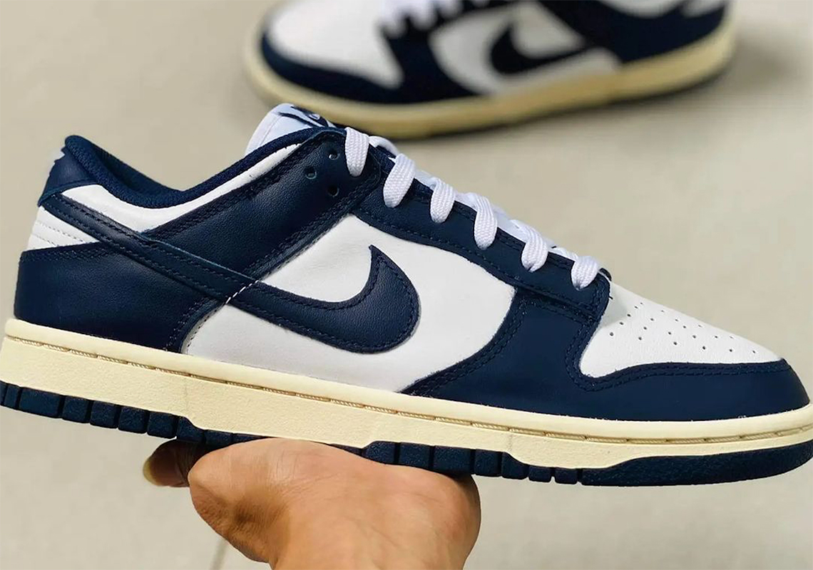 Nike Gives The Dunk Low An Aged Look With Yellowed Soles