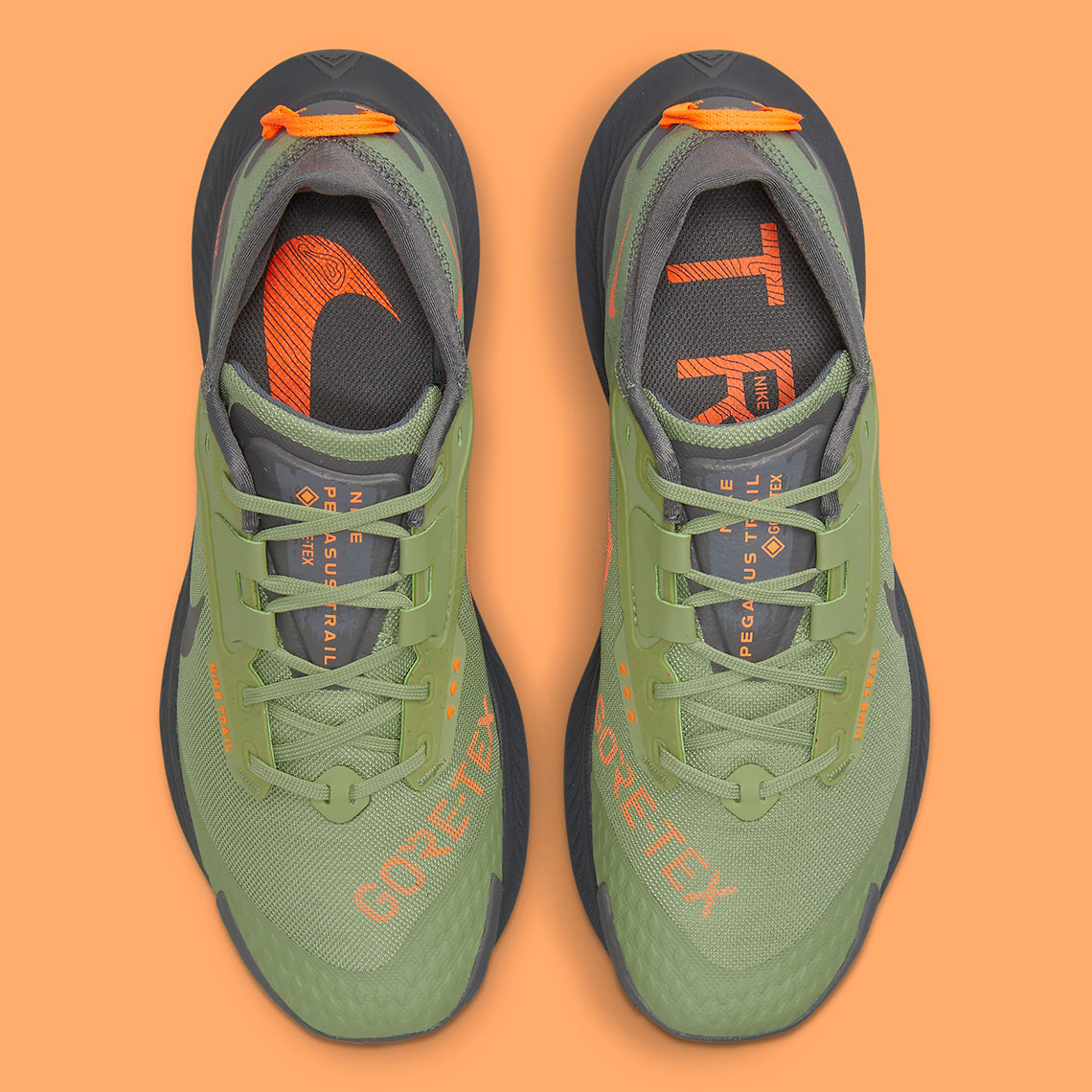 Nike Pegasus Trail 3 Gore Tex Green Orange Do6728 300 6