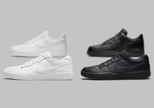 Classic All-White And All Black Appear On The Nike SB Force 58 Premium