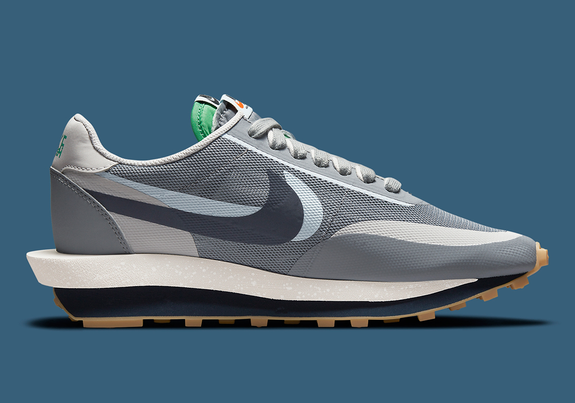CLOT sacai Nike LDWaffle Grey DH3114-001 Release Date | SneakerNews.com