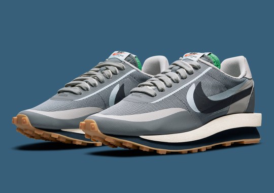CLOT x sacai x Nike LDWaffle “Cool Grey” Set For October 7th Release; 9th On SNKRS