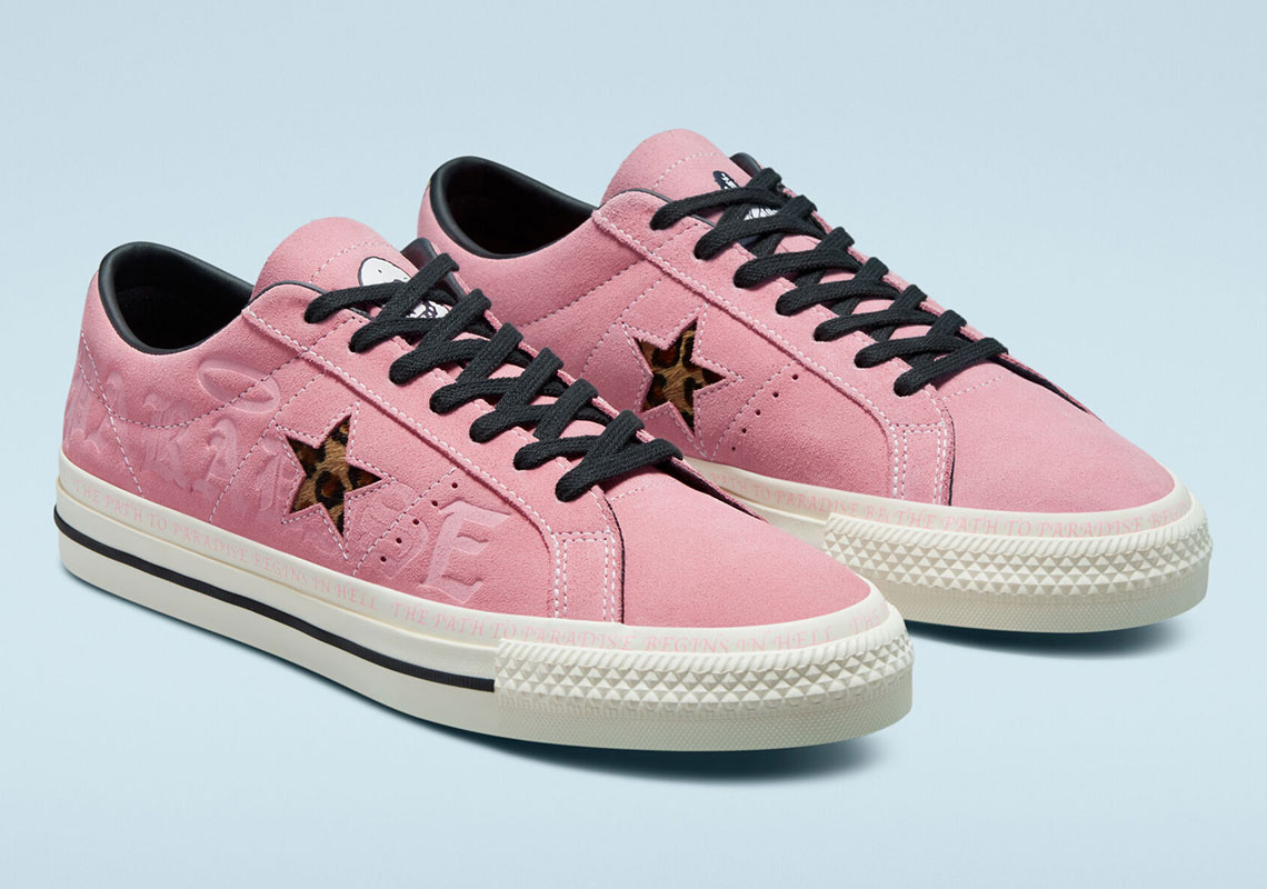 Sean Pablo x Converse Pro Leather slip-on sneakers Black Pro 90s Pink Black Egret 171325c 3