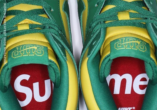 The Supreme x Nike SB Dunk High Revealed In New “Brazil” Colorway