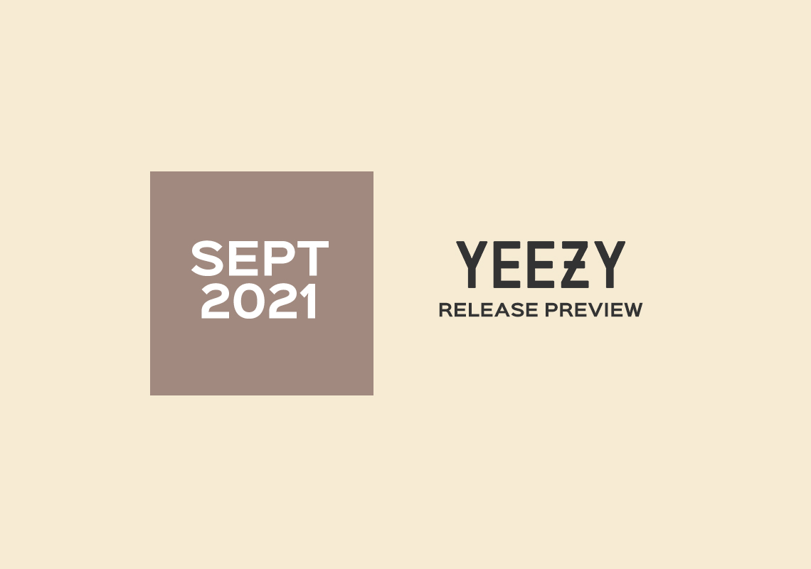 adidas YEEZY Releases For September 2021